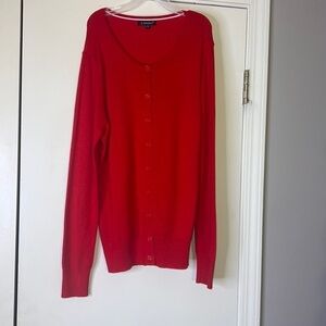 A.JESDANI BUTTON DOWN CREW NECK LONG SLEEVE SOFT KNIT Size Small